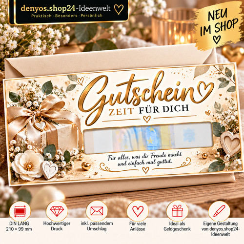 Gutschein zeit für dich - gutschein,