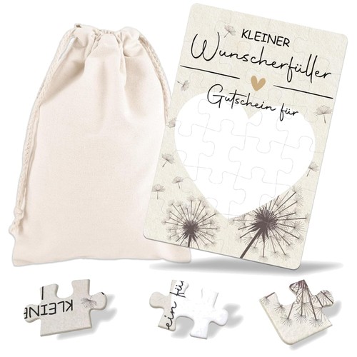 Geschenkgutschein puzzle - geschenkgutschein,