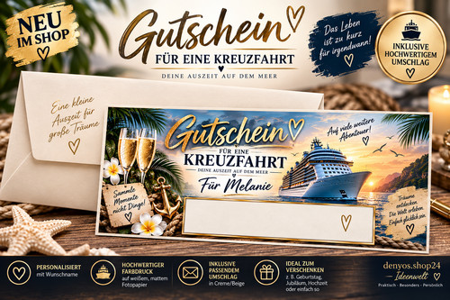 Gutschein kreuzfahrt - gutschein,