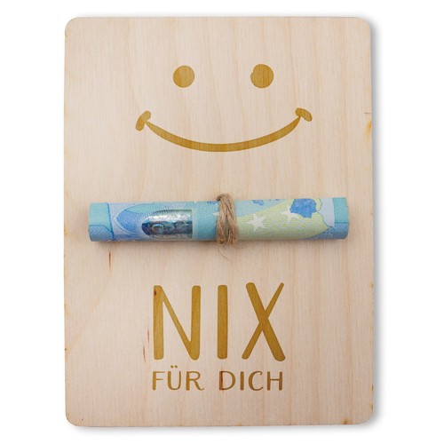 Verpackung geldgeschenk - f.,