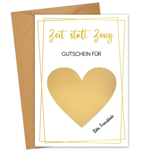 Gutschein rubbelkarte - gutschein,