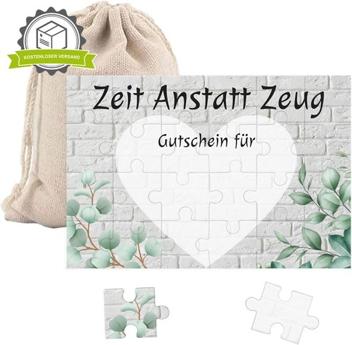 Puzzle gutschein set mit - puzzle,