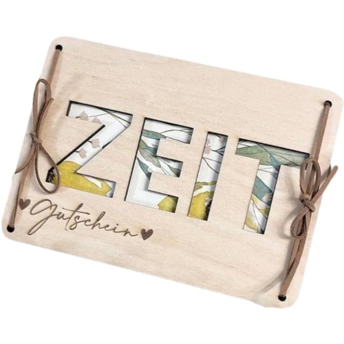 Gutschein zeit verschenken - gutschein,