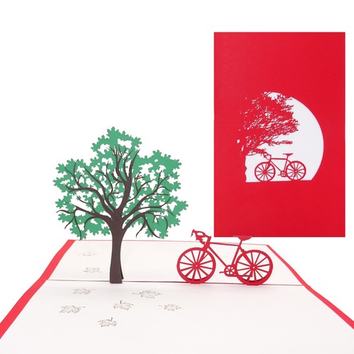 Pop karte fahrradtour - up,